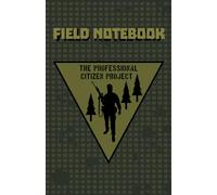 Notebook Lined 5.5x8.5 Field Notebook with Date and Numbered Pages Night Desert Camouflage