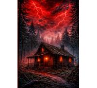 Notebook lined A4 with vintage border, XL 200 pages, mystery, grimoire, journal, sketchbook, diary, dream diary, softcover, ravennahdesigns