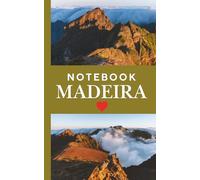 Notebook Madeira: Travel Gift | Portugal Island Journal with Beautiful Scenic Cover | Lined Minimalist Pages | 5x8, 120 Pages