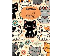 Notebook Meow - Cute Cats and Floral Design Journal for Everyday Use