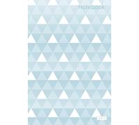Notebook - Minimalist Japanese Lined Journal for Good Luck (6” x 9”, 120 Pages): Traditional Blue Scale Pattern | Aesthetic Japanese Stationery for Journaling, Notes & Everyday Writing