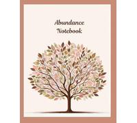 Notebook: Money leaf tree for collecting affirmations, gratitude, goals. |140 pages 8.25" H x 6.50" W. Back cover same color with a heart outline in ... has a coin tree outline bottom right corner.