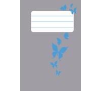NOTEBOOK: Notebook size; 6 x 9 inch. 80 lined pages, cover color; grey.