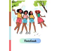 Notebook: Notes for school, office work, journal | hard cover | 8.25 x 11 inch | 140 pages | college ruled | White with a colorful sketch.