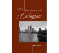 NOTEBOOK One day in Colombia´s world: Cartagena, South America - RED -