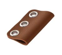 Notebook Pencil Clip Holder - Detachable Writing Accessory for Planners Journals | PU Leather Sleeve with Elastic Pen Loop and Metal Back Clip, Portable Stationery Organizer for Students Office Study