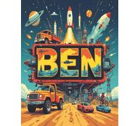 Notebook Personalized: Benjamin will enjoy this book that is as unique as he is. 110 pages, 8"x11", Cool Glossy Cover