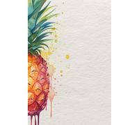 Notebook: Pineapple Pattern: Women, Teens, Students, Girls as a Gift | Aesthetic Series of Fresh Fruits