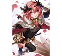 Notebook: Pink Hero, 100 Pages 6 x 9 Wide Ruled Lined Pages Journal Diary For Teens, Students, Anime Fans, and Fantasy Dreamers ( Composition Notebook )