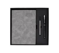 Notebook Planner - 2026 A5 Bloc de notas para notas, estado físico, viajes, universidad, escuela y organización empresarial, papelería portátil para seguimiento diario, productividad personal