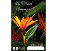 Notebook Relaxation time. Bird of Paradise.: A Minimal Lined Journal for Healing, Calm Minds, and Quiet Moments. 120 Pages lined, 6”x9”