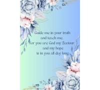 Notebook religious journal with coloured pages for writing down church teachings, church meeting notes, prayer meeting notes: Each page in colour ... scripture section & things to remember (blue)