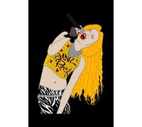 Notebook: Rock Musical, 100 Pages 6 x 9 Wide Ruled Lined Pages Journal Diary For Teens, Students, Music Lovers, and Study Notes (Composition Notebook)