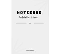 Notebook - Ruled A4 Journal for Writing, Study, and Daily Use: 200 Page Lined Notebook | A4 Size 8.27" x 11.69" | Minimal Soft Cover | Stonebook Series