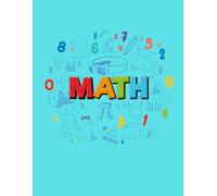 Notebook School Math - 110 pages: RAKET MIAU