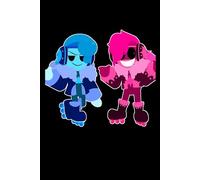 Notebook: Series Animation Fan-Made, 100 Pages 6 x 9 Wide Ruled Lined Pages Journal Diary For Creative Thinkers, Aesthetic Art Lovers, And Fans, Ideal For Notes, And Writing.