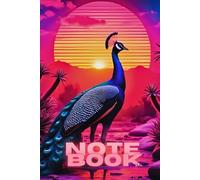 Notebook Series: Peacock / Glossy Hardcover Journal with Original Cover Art - Unique and Perfect for Work, School, Travel, and Daily Notes