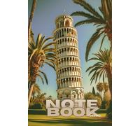 Notebook Series: Tower of Pisa/ Matte Hardcover Journal with Original Cover Art - Unique and Perfect for Work, School, Travel, and Daily Notes