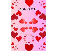 Notebook: Simple Heart Notebook, Blank Lined, Soft Cover With Red Heart