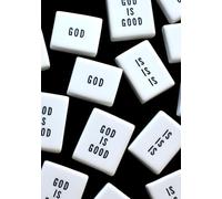 Notebook squared grid 50-sheet, 100 pages, squared paper, format A5, glossy cover, God is good