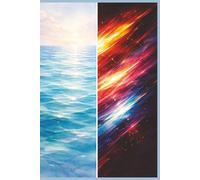 Notebook: Stillness & Motion- The Parallels Collection, Artistic Design, 150-Page Cream-Paper plus Important Dates Tracker