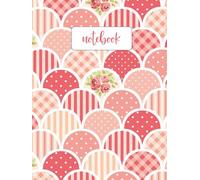 Notebook - Sweet Stitch: Coral Gingham & Polka Dot Patchwork Journal | 6x8 Lined Notebook for Lists, Notes, Recipes, and Everyday Use | 120 Pages