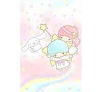 Notebook: The Little Twin Star, 100 Pages 6 x 9 Wide Ruled Lined Pages Journal Diary For Teens, Students, Kawaii Fans, and Study Notes ( Composition Notebook )