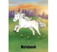 Notebook: The Magical Adventures of Lucy and Dazzle - 110page plain lined notepad: Horse themed lined notebook