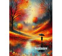 Notebook: The Magical Autumn:: Compozition: A Blank Lined Journal for Teens, Kids, Students, Gift