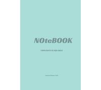 NOteBOOK Thoughts in Squares Limited Edition 2431: 6x9 Grid Paper Notebook | 200 Pages | Graph Ruled Collector’s Journal | Positive "Note OK" Design