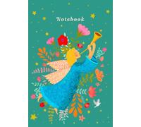 Notebook: Vibrant Floral Angel Themed Notebook | Perfect for Daily Notes, Ideas & Reflections | 120 Lined Pages for Creative Expression & Organization"