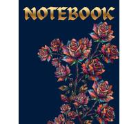 Notebook-Vintage Rose Stained Glass Notebook: A Beautiful Aesthetic Journal for Notes, Ideas, Daily Planning, and Fashion Sketches
