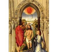 Notebook Vintage UFO Baptism of Jesus Theme Cover: 8 1/2 x 11 100 Pages Lined Journal, Diary, Cahier