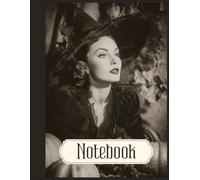 Notebook: Vintage Witch Halloween Art Cover 100 Pages
