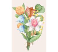Notebook: Watercolour Flower Bouquet -100 pages (6" x 9" notebook book)