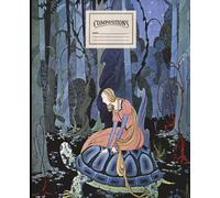 Notebook with illustrations of fairy tales-fairy and the turtle: College Ruled 110 Pages - 7.5" x 9.25": Perfect gift for childrens