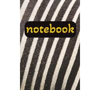 Notebook: Zebra Print