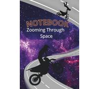 NOTEBOOK: Zooming Through Space: Graph Paper Composition Book For Motorbike Fans