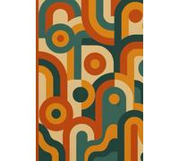 Noted Series Lined Journal Notebook, (Retro Design), 200 Pages, 6 in x 9 in - Journaling Notebook ideal for writers, students, creatives, note-taking, journaling, goal-setting, or writing on the go