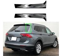 NOTEDI 2 Piezas Alerón Lateral de Ventana Trasera para VW Tiguan MK2 2017-2022 2023, ABS Spoiler del ala del Lado de La Ventana Trasera del Coche Reemplazo