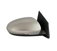 NoteDi Coche Retrovisor Exterior para Hyundai Tucson 2015-2019 Lente Incluida Montaje, Luz de Señal de Giro, Soporte de Cubierta de Marco Espejo Retrovisor Exterior, Argento- 8 Lines - Right