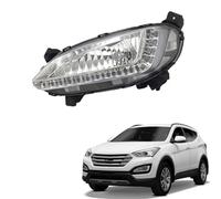 NoteDi Faros antiniebla Delanteros para Hyundai Santa Fe IX45 2013 2014 2015 2016 2017 Parachoques Delantero Luces de Advertencia Izquierda y Derecha,Left