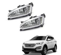 NoteDi Faros antiniebla Delanteros para Hyundai Santa Fe IX45 2013 2014 2015 2016 2017 Parachoques Delantero Luces de Advertencia Izquierda y Derecha,Pair
