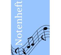 Notenheft: DIN A4 Notenlinienheft | 200 Seiten mit 12 Notenzeilen / Systeme pro Blatt | Papier 90g/m² | Musikheft mit Notenlinien