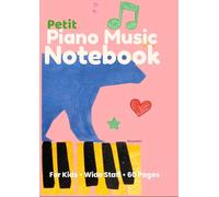 Notenheft für Kinder & Anfänger: A4, 6 Systeme pro Seite, mit Platz für Notizen( Music Notebook): A4 Blanko Musiknotenbuch mit 60 Seiten (60 Pages Blank Sheet Music for Piano & Instruments)