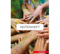 Notenheft für Lehrer - Design „Hände“ - DIN A4: 80 Seiten mit Schülerlisten, Notenspalten & Notizen - für Grundschule bis Sek II - übersichtlich & liebevoll gestaltet