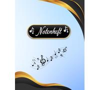Notenheft Klavier Notenbuch Keyboard Musikunterricht Akkordeon Notenlinienheft Große Lineatur Klavierunterricht Anfänger Piano Orgelbuch DIN A4 ... Notensysteme Musiker Celesta B05B