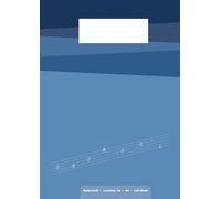 Notenheft Premium Lineatur 14 | Musikheft DIN A4 mit 100 Blatt | Hochwertiges Notenpapier für Musikschüler, Musiker & Musikschulen | Modernes Design: ... Musikunterricht, Proben und Komposition.