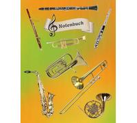 Notenheft Trompete DIN A4 Notenbuch Posaune Musikunterricht Waldhorn Notenlinienheft Große Lineatur Blasinstrumente Anfänger Kornett Querflöte ... Notensysteme Bariton Musiker Fagotte 02B15