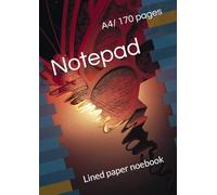 Notepad: A4 lined paper note book